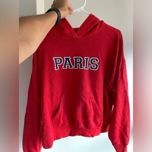 Vintage Red Hoodie